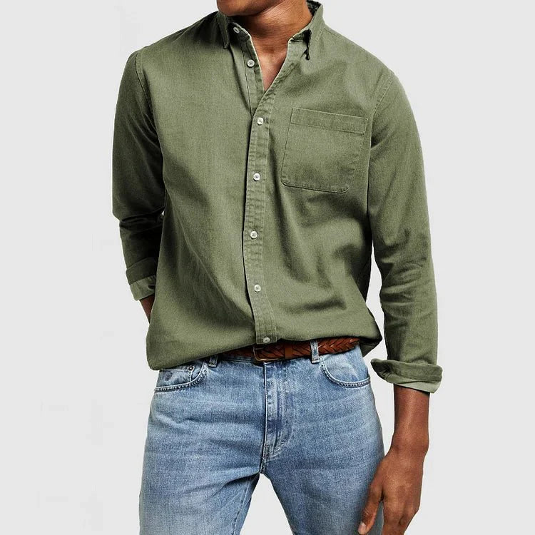 Classic Button-Up Casual Shirt