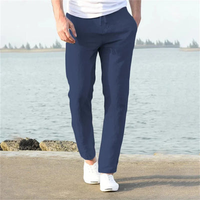 Casual Drawstring Straight Pants