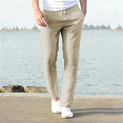 Casual Drawstring Straight Pants