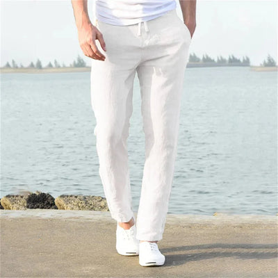 Casual Drawstring Straight Pants