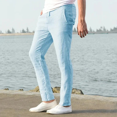 Casual Drawstring Straight Pants