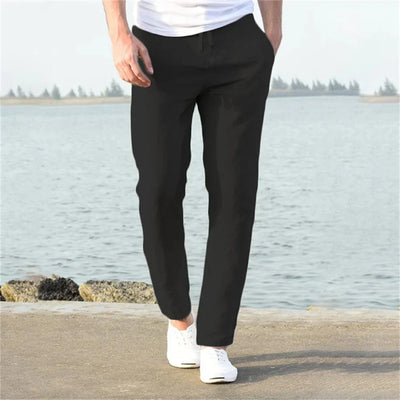 Casual Drawstring Straight Pants