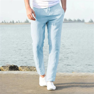 Casual Drawstring Straight Pants