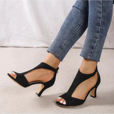 Elegant Open-Toe High Heel Sandals