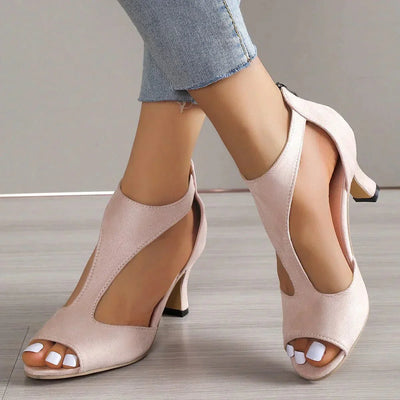 Elegant Open-Toe High Heel Sandals