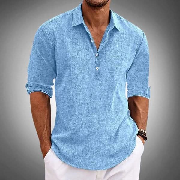 Casual Button-Up Long Sleeve Shirt