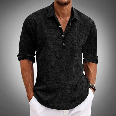 Casual Button-Up Long Sleeve Shirt