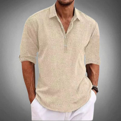 Casual Button-Up Long Sleeve Shirt