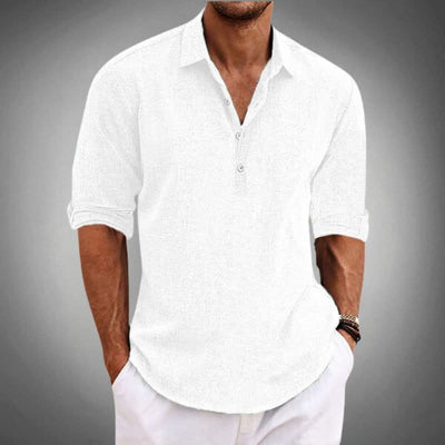 Casual Button-Up Long Sleeve Shirt