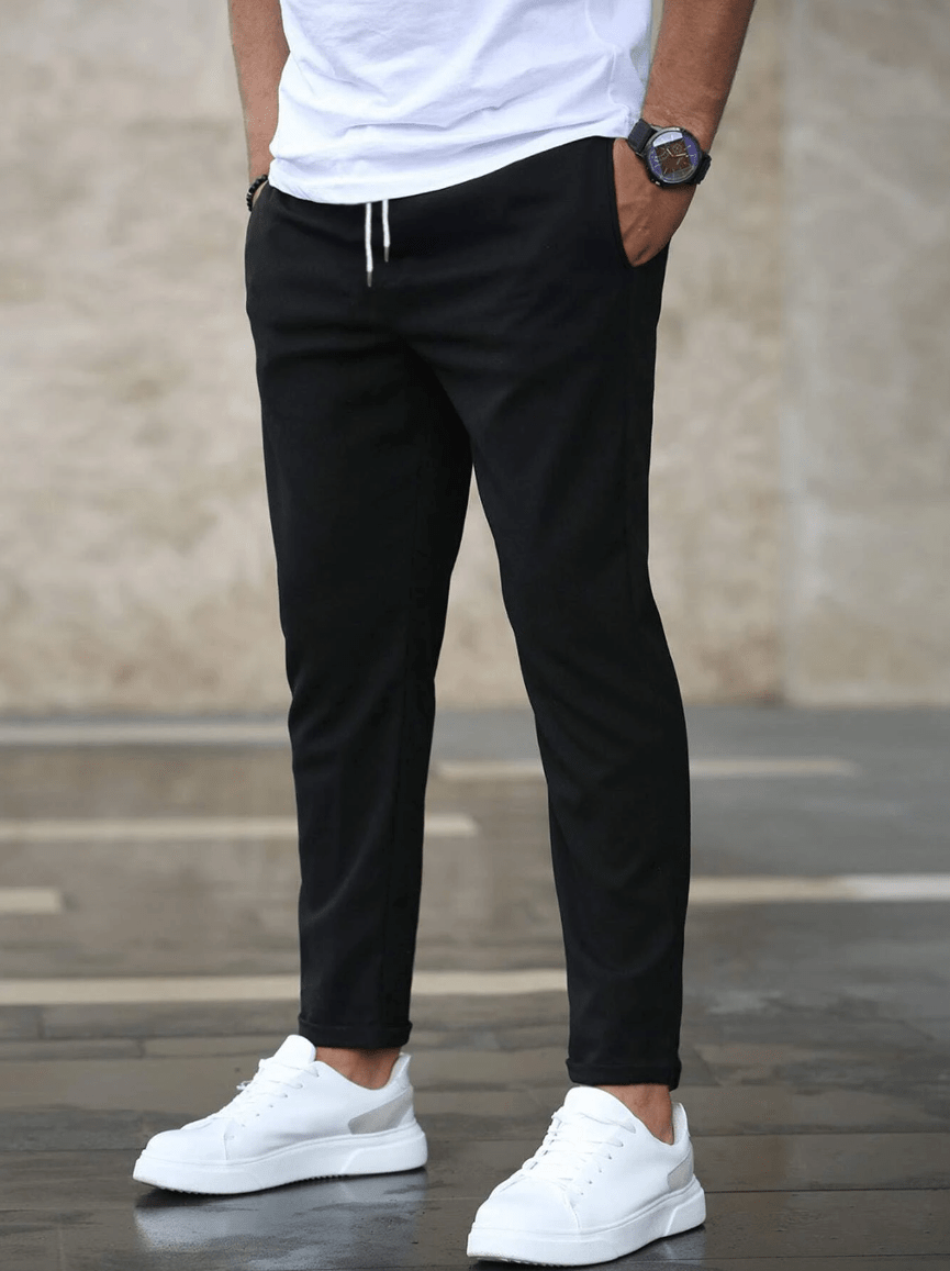 Slim Fit Drawstring Jogger Pants