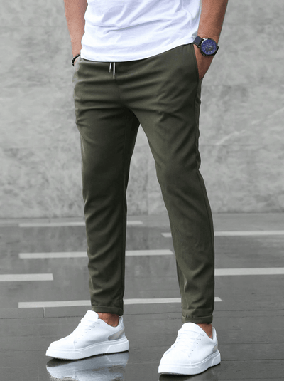 Slim Fit Drawstring Jogger Pants