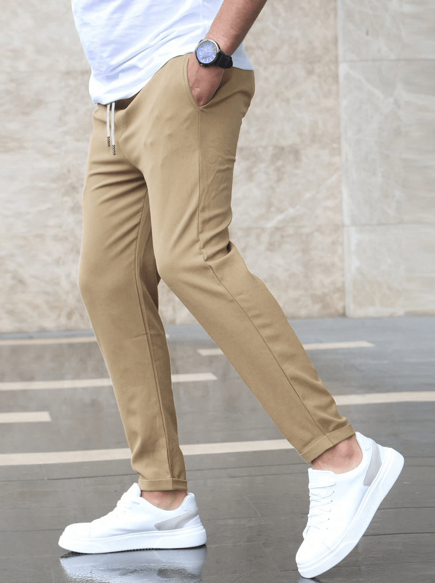 Slim Fit Drawstring Jogger Pants