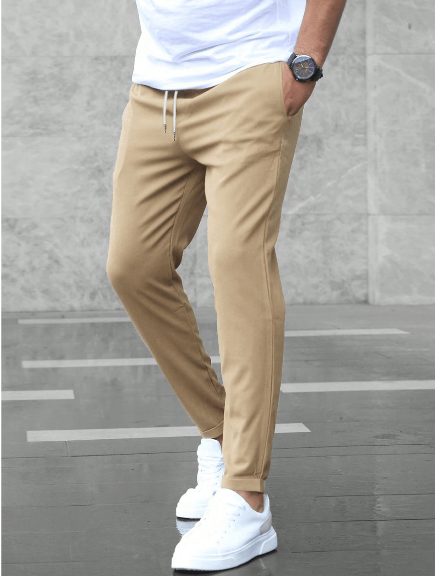 Slim Fit Drawstring Jogger Pants